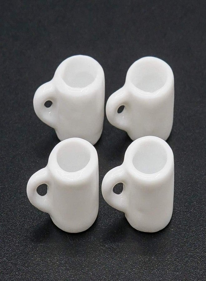 Sluswallow 4 Pcs 1/12 Miniature Coffee Mugs Dollhouse Decoration Accessories, Dollhouse Decor, Dollhouse Accessories, Decoration - Image 1